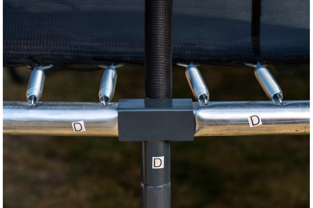 Jump King Trampoline Frame weld close up